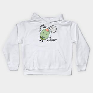 Olive You To The Moon… Kids Hoodie